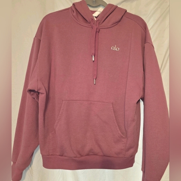 ALO Yoga Matching Set Mulberry,hoodie And Sweatpants - Picture 2 of 8